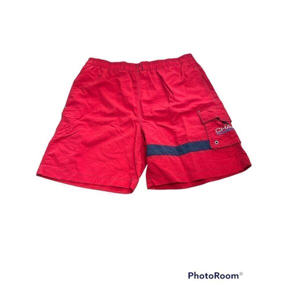 Vintage Chaps Ralph Lauren Swim Trunks Mens XLarge Red - Picture 1 of 3